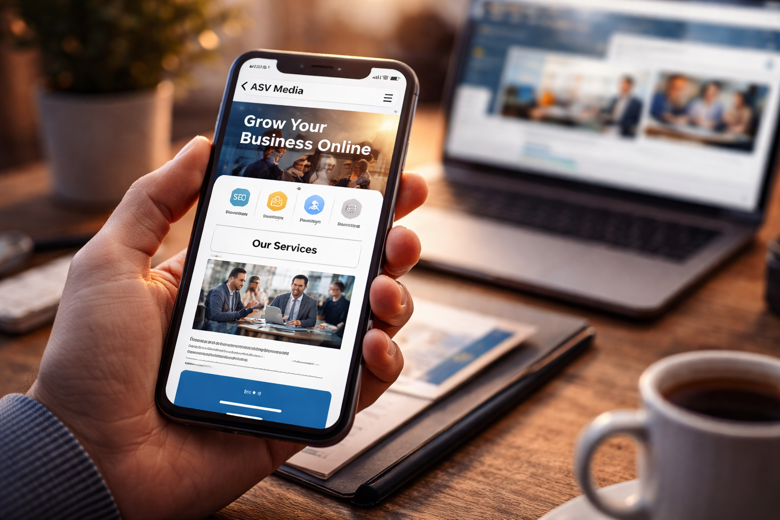 ASV websites mobile